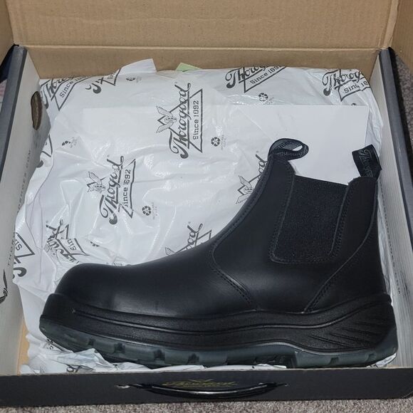 NWT Thorogood 6" Thoroflex Slip On Composite Toe Station Boots Job Fitted Size 7 - Picture 3 of 8